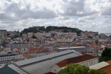 Blick über die portugiesische Hauptstadt Lissabon