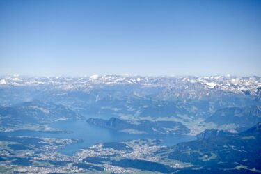 Schon fast wieder daheim: Blick auf den Vierwaldstättersee